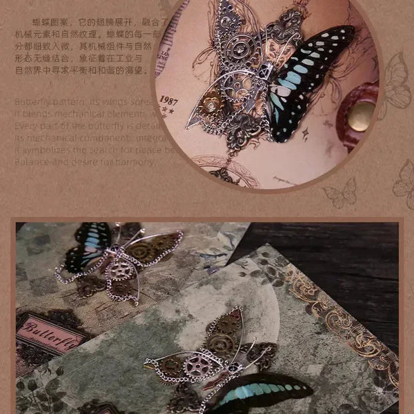 Real Butterfly Embossed Notebook - Bear Hugs