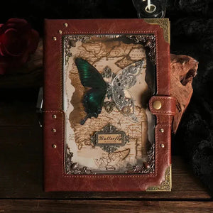 Real Butterfly Embossed Notebook - Bear Hugs