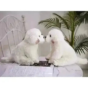 Real-like Maltese Dog Plush - Bear Hugs