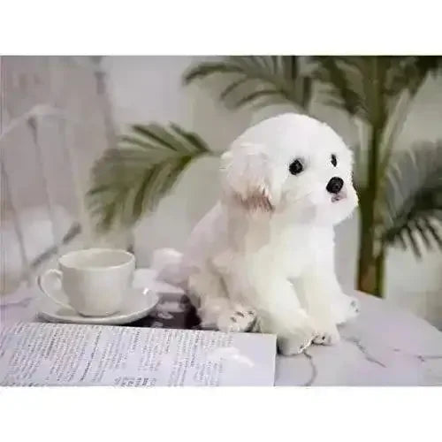 Real-like Maltese Dog Plush - Bear Hugs
