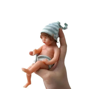 Realistic Mini Silicon Baby Doll (15 cm) - Bear Hugs