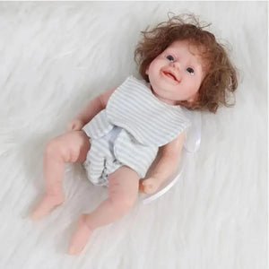 Realistic Mini Silicon Baby Doll (15 cm) - Bear Hugs