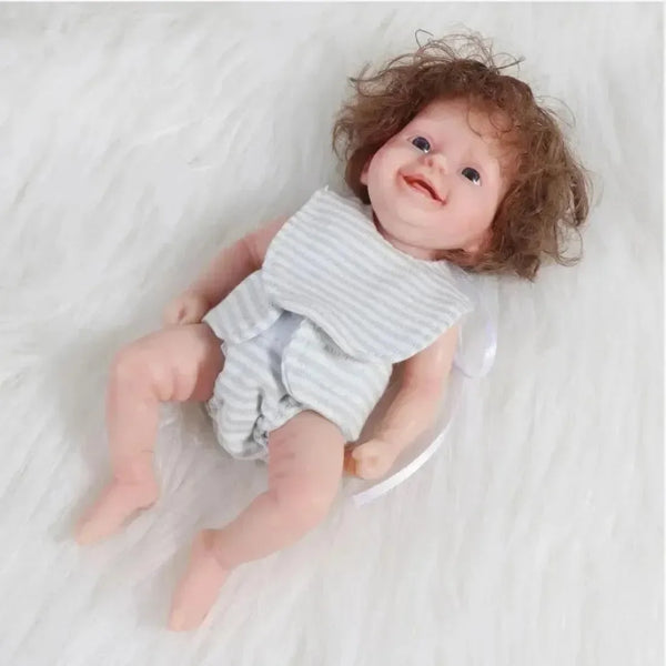 Realistic Mini Silicon Baby Doll (15 cm) - Bear Hugs