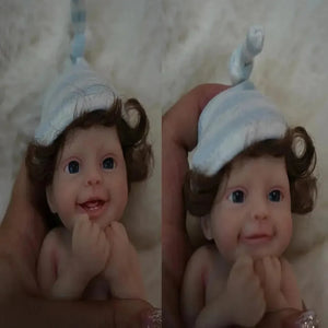 Realistic Mini Silicon Baby Doll (15 cm) - Bear Hugs
