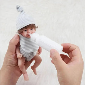 Realistic Mini Silicon Baby Doll (15 cm) - Bear Hugs