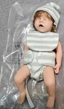 Realistic Mini Silicon Baby Doll (15 cm) - Bear Hugs
