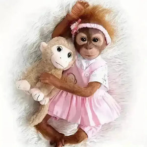 Realistic Orangutan Monkey Doll (55 cm) - Bear Hugs