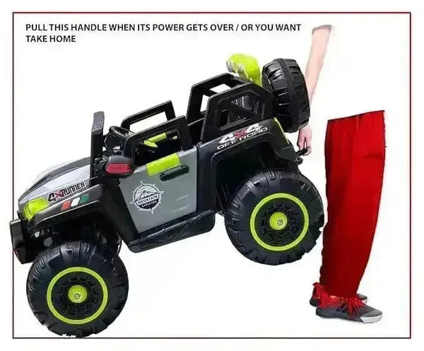 Rechargeable Battery Electric Steering 4x4 Kids Jeep - Bear Hugs