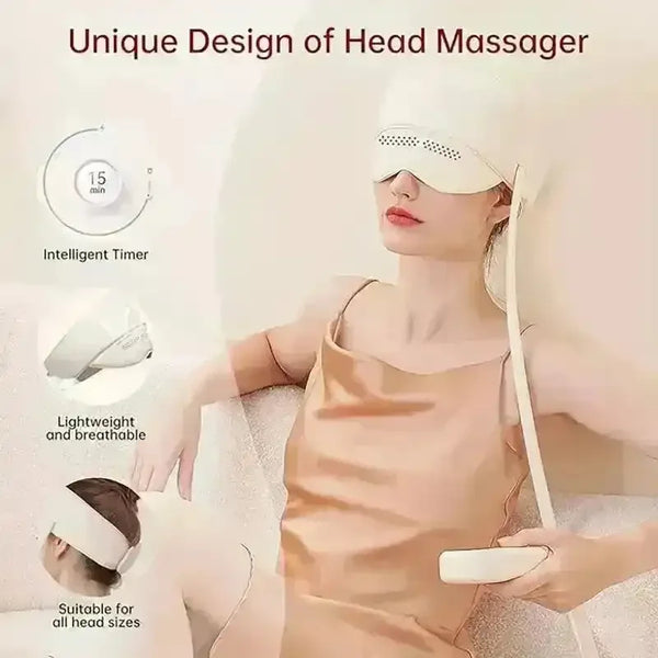 RelaxMe Luxury Head and Eye Massager - Bear Hugs