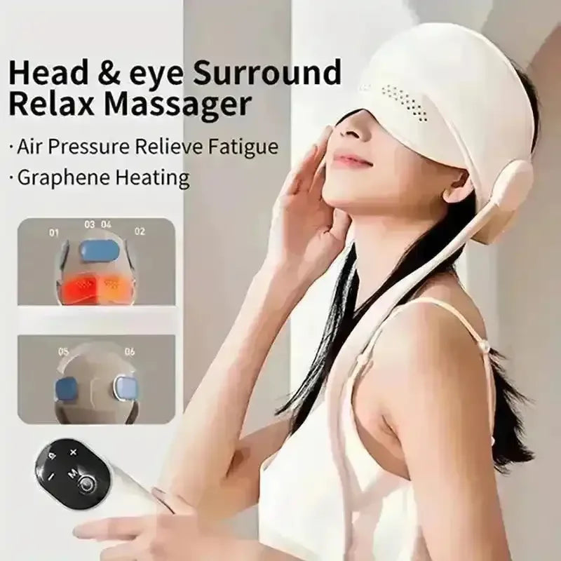 RelaxMe Luxury Head and Eye Massager - Bear Hugs
