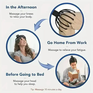 RelaxMe Octopus Electronic Head Massager - Bear Hugs