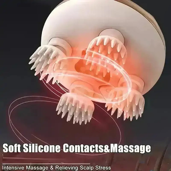 RelaxMe Portable Electric Scalp Massager - Bear Hugs
