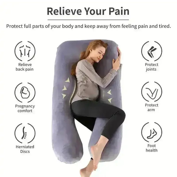 RelaxMe U-Shaped Maternity Pillow - Bear Hugs