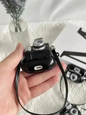 Retro Camera Earphone Case (For Airpods) - Bear Hugs