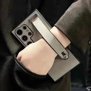 Retro Leather Bracket Texture Case (For Samsung) - Bear Hugs