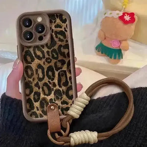 Retro Leopard Print Phone Case (For iPhones) - Bear Hugs