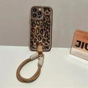 Retro Leopard Print Phone Case (For iPhones) - Bear Hugs