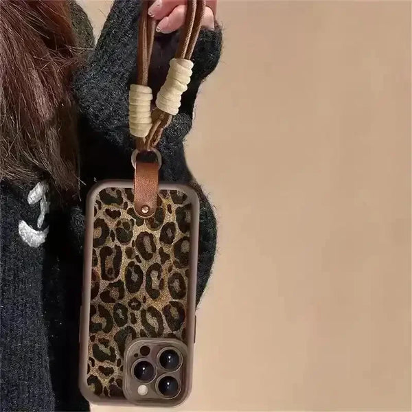 Retro Leopard Print Phone Case (For iPhones) - Bear Hugs