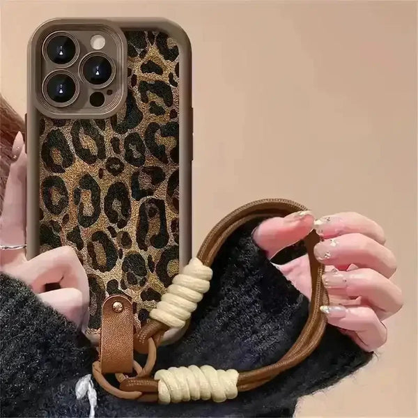 Retro Leopard Print Phone Case (For iPhones) - Bear Hugs