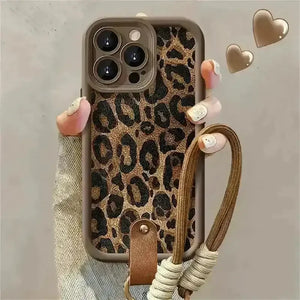 Retro Leopard Print Phone Case (For iPhones) - Bear Hugs