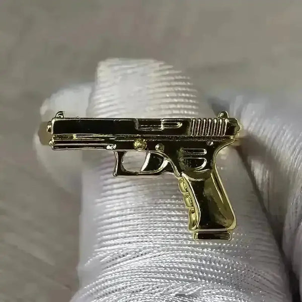 Retro Punk Pistol Ring - Bear Hugs