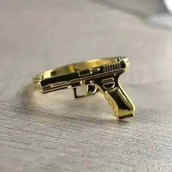 Retro Punk Pistol Ring - Bear Hugs