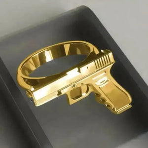 Retro Punk Pistol Ring - Bear Hugs