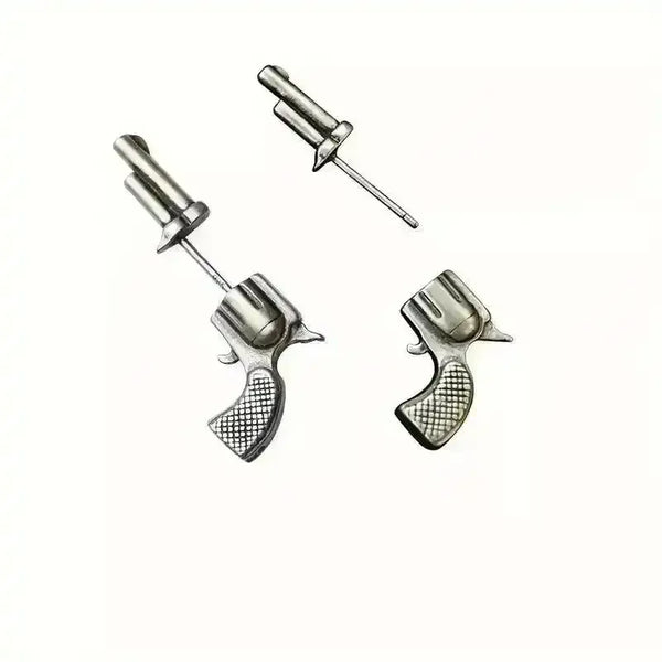 Retro Revolver Stud Earrings - Bear Hugs