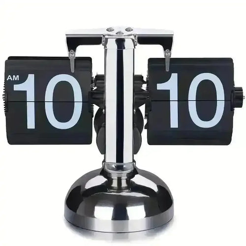 Retro Vintage Mechanical Flip Clock - Bear Hugs
