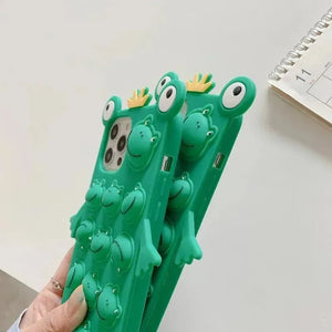 Ribbit Grip Frog Pop-it Case (For iPhones) - Bear Hugs