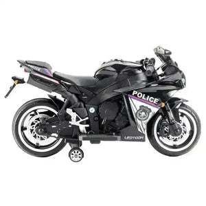 Ride-on Kids Rechargeable Police Bike - Bear Hugs