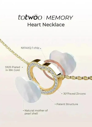 Romantic Memory Digital Locket Necklace - Bear Hugs