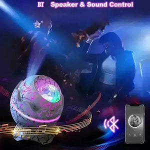 Rossetta Dino Egg Galaxy Projector Lamp - Bear Hugs