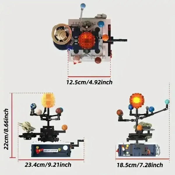 Rotating Solar System Building Blocks Set - Bear Hugs