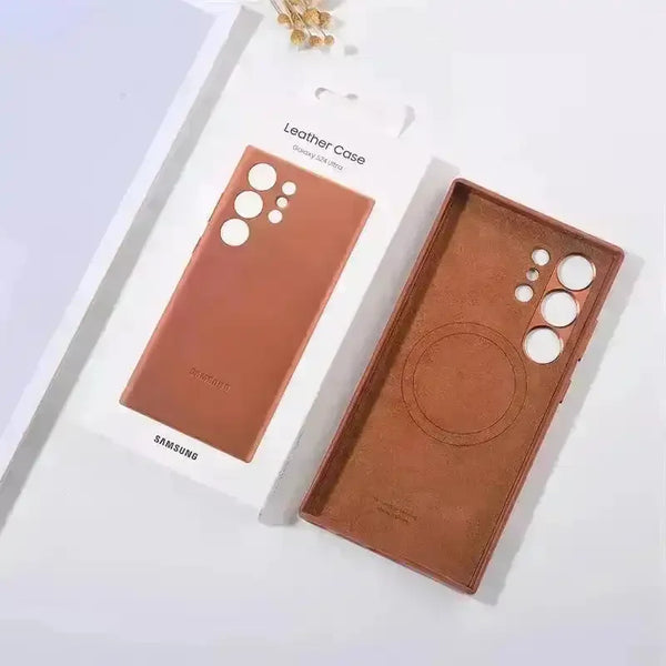 Samsung S Series Leather Phone Case - Bear Hugs