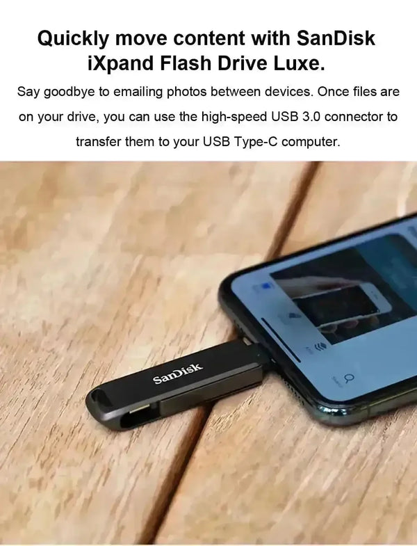 SanDisk iXpand iPhone Flash Drive - Bear Hugs