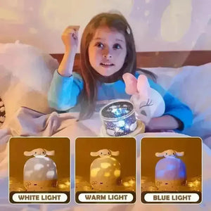 Sanrio 360° Rotating Night Light Projector - Bear Hugs