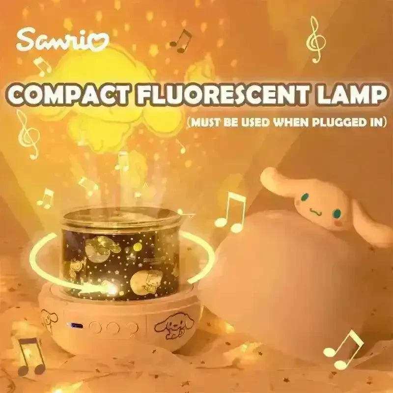 Sanrio 360° Rotating Night Light Projector - Bear Hugs