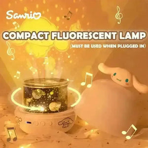 Sanrio 360° Rotating Night Light Projector - Bear Hugs