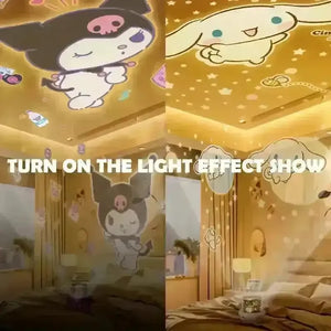 Sanrio 360° Rotating Night Light Projector - Bear Hugs