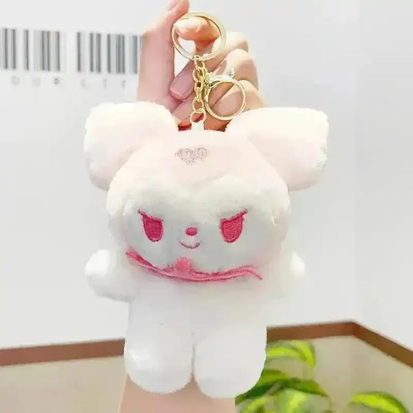 Sanrio 3D Kuromi Plush Keychain - Bear Hugs