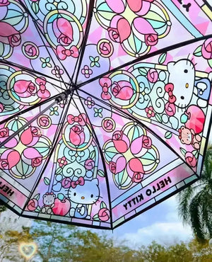 Sanrio Anti-UV Stained Glass Umbrella - Bear Hugs