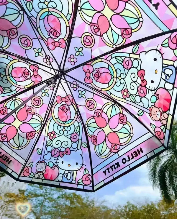 Sanrio Anti-UV Stained Glass Umbrella - Bear Hugs