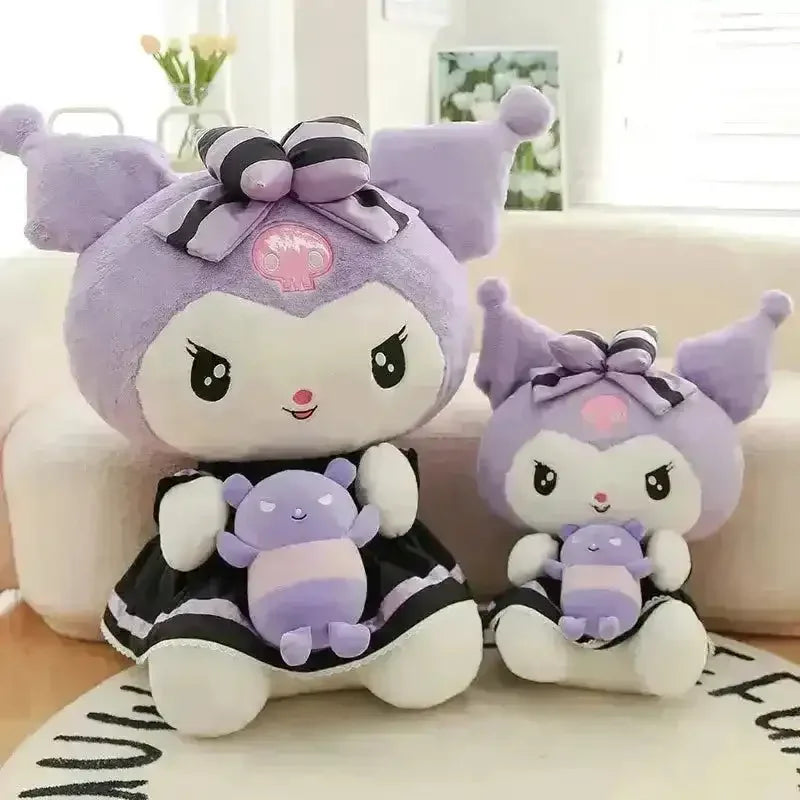 Sanrio Baby Teddy Kuromi Plushie - Bear Hugs