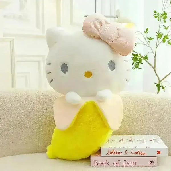 Sanrio Banana Shaped Character Plushies - Bear Hugs