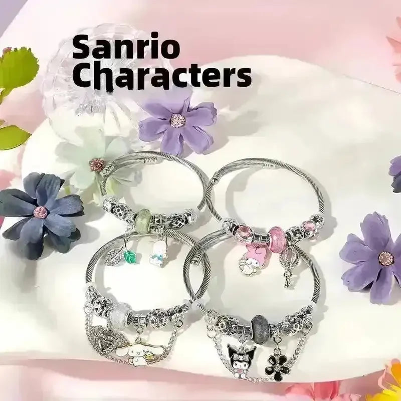Sanrio Beaded Charm Bracelet - Bear Hugs