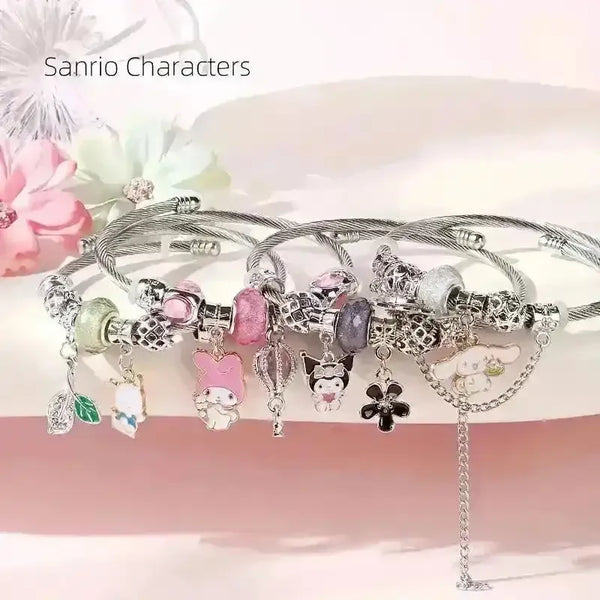 Sanrio Beaded Charm Bracelet - Bear Hugs