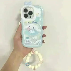Sanrio Beaded Cinnamoroll Phone Case (For iPhones) - Bear Hugs