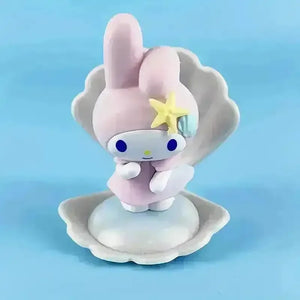 Sanrio Blue Sea Shell Holiday Figurine Set (7 pcs) - Bear Hugs