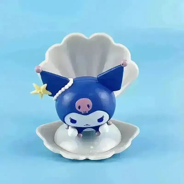 Sanrio Blue Sea Shell Holiday Figurine Set (7 pcs) - Bear Hugs